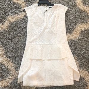 BCBG dress white lace